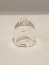 NEU Stein, rund 2 x 2 x 1 2/3 Kuppel transparent weiß