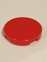NEU Fliese, rund 2 x 2 mit Noppenhalter rot