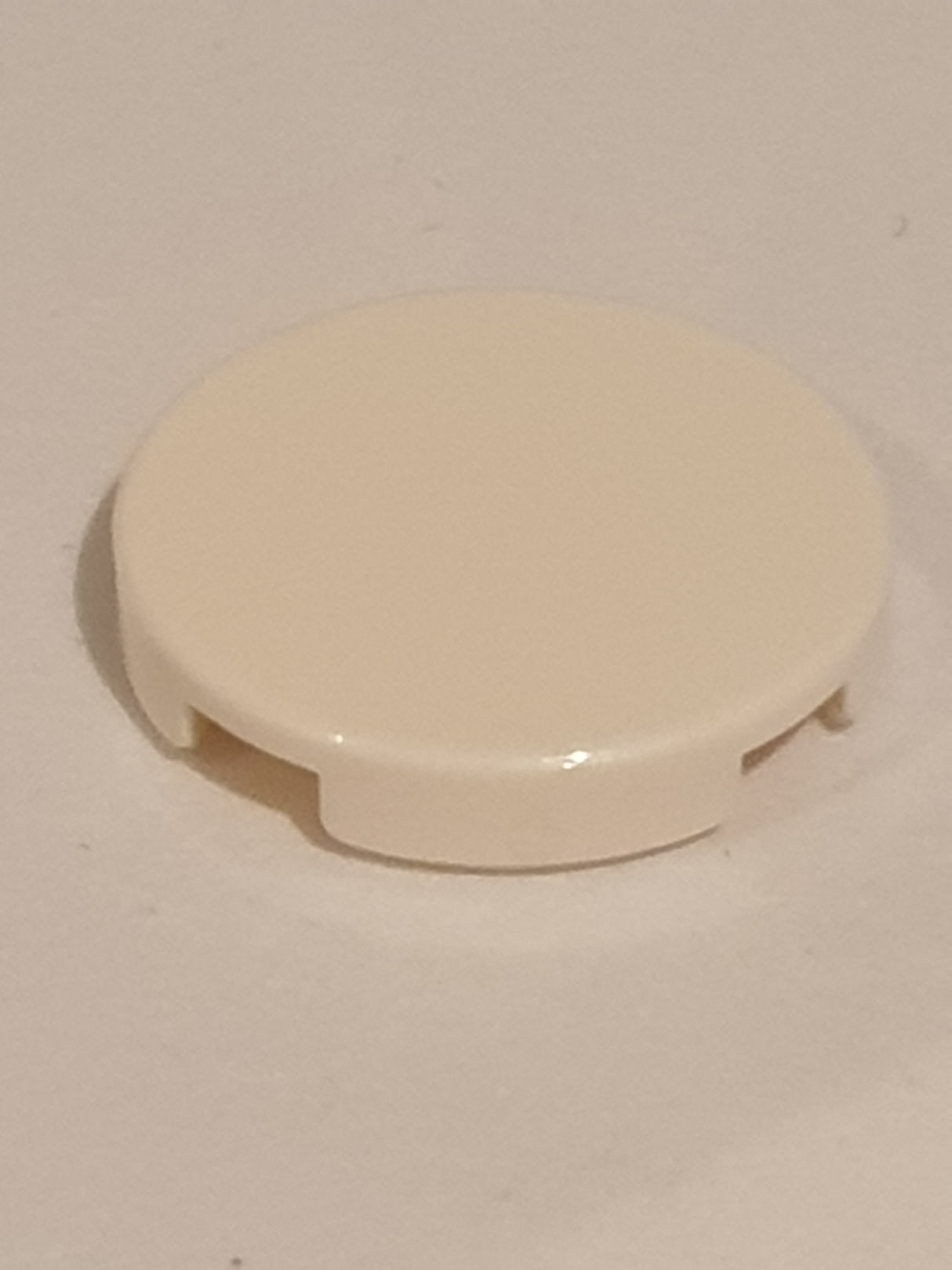 NEU Fliese, rund 2 x 2 mit Noppenhalter weiß