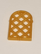 NEU Einsatz für Fenster 1 x 2 x 2 2/3 Gitter Diamand für rundes Top pearlgold