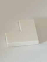 NEU Fliese 2 x 2 Ecke weiß