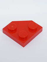 NEU Keilplatte 2 x 2  Eckplatte rot