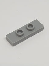 NEU Platte, Modifiziert 1 x 3 mit 2 Noppen (Doppel-Jumper) neuhellgrau