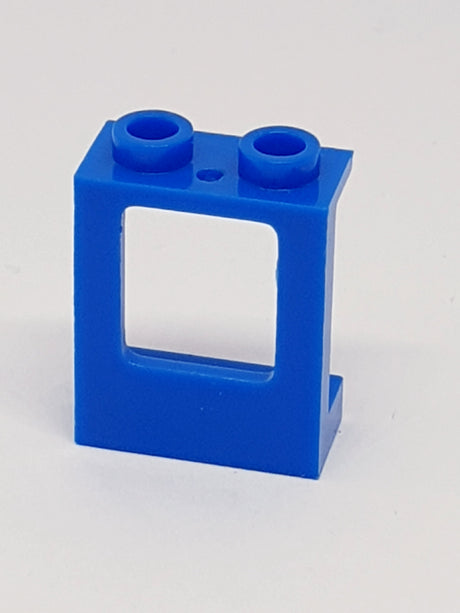 NEU Fenster 1 x 2 x 2 glatt, Loch oben und Unten für Glass blau