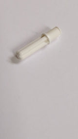 Technic, Achse 2L mit Stift ohne Reibungsrillen weiß