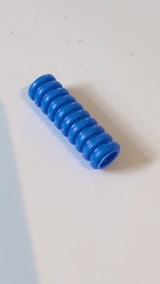 Schlauch, gerippt, 7 mm Durchmesser, 3 l / 2,4 cm blau