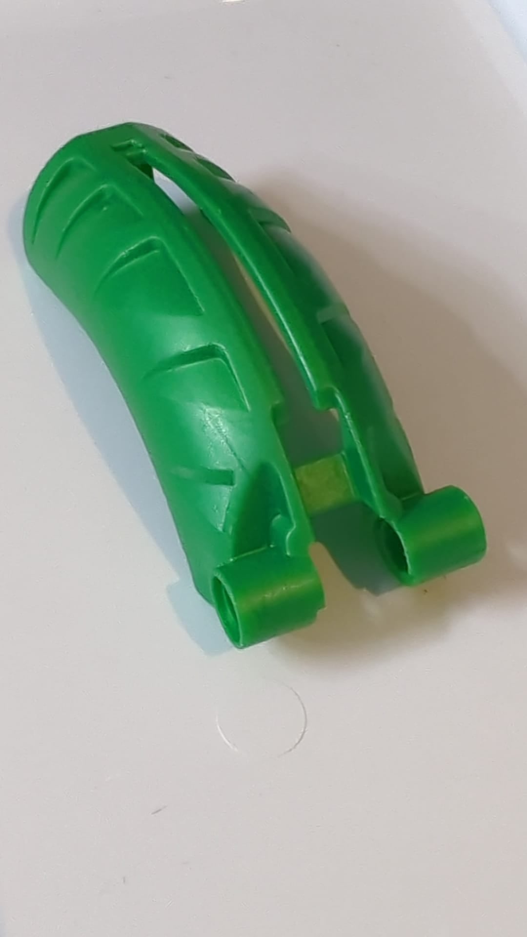 Bionicle Rahkshi Rückseite mit Rille pearlgrün