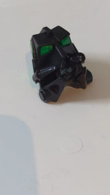 3x4x1 2/3 Bionicle Kopf-Verbindungsstein mit transparent-grünem Augen-/Gehirn-Stab (32553 / 32554) schwarz