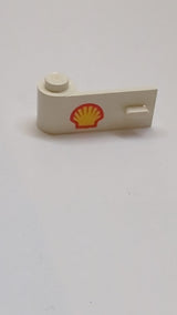 1x3x1  Tür links mit Shell-Logo-Muster weiß