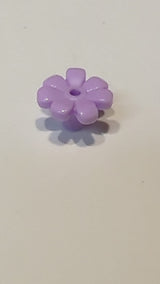 NEU Blume mit Steg und kleinem Stiftloch helllavendel