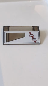 3x6 Schräge 33 mit Innenwänden mit ARC-170 Starfighter Mustermodell Linke Seite transparent braun (alt: schwarz)