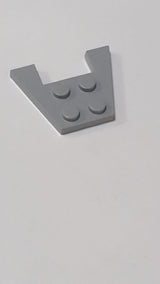 3x4 Keilplatte ohne Noppenkerben neuhellgrau