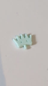 Friends Accessoires Haarschmuck, Tiara mit 5 Zacken und kleiner Anstecknadel hellaqua