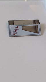 3x6 Schräge 33 mit Innenwänden mit ARC-170 Starfighter Mustermodell Rechte Seite transparent braun (alt: schwarz)