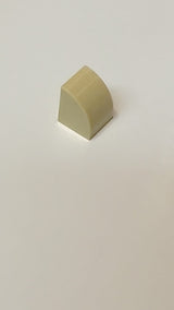 NEU 1 x 1 Schrägstein gebogen beige