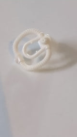 Atemgerät für Minifiguren, Atemregler und Luftflasche ohne Stangenhalterung weiß