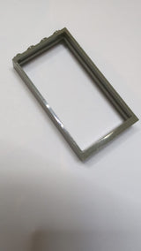1x4x6 Türrahmen mit 4 Löchern dunkelgrau