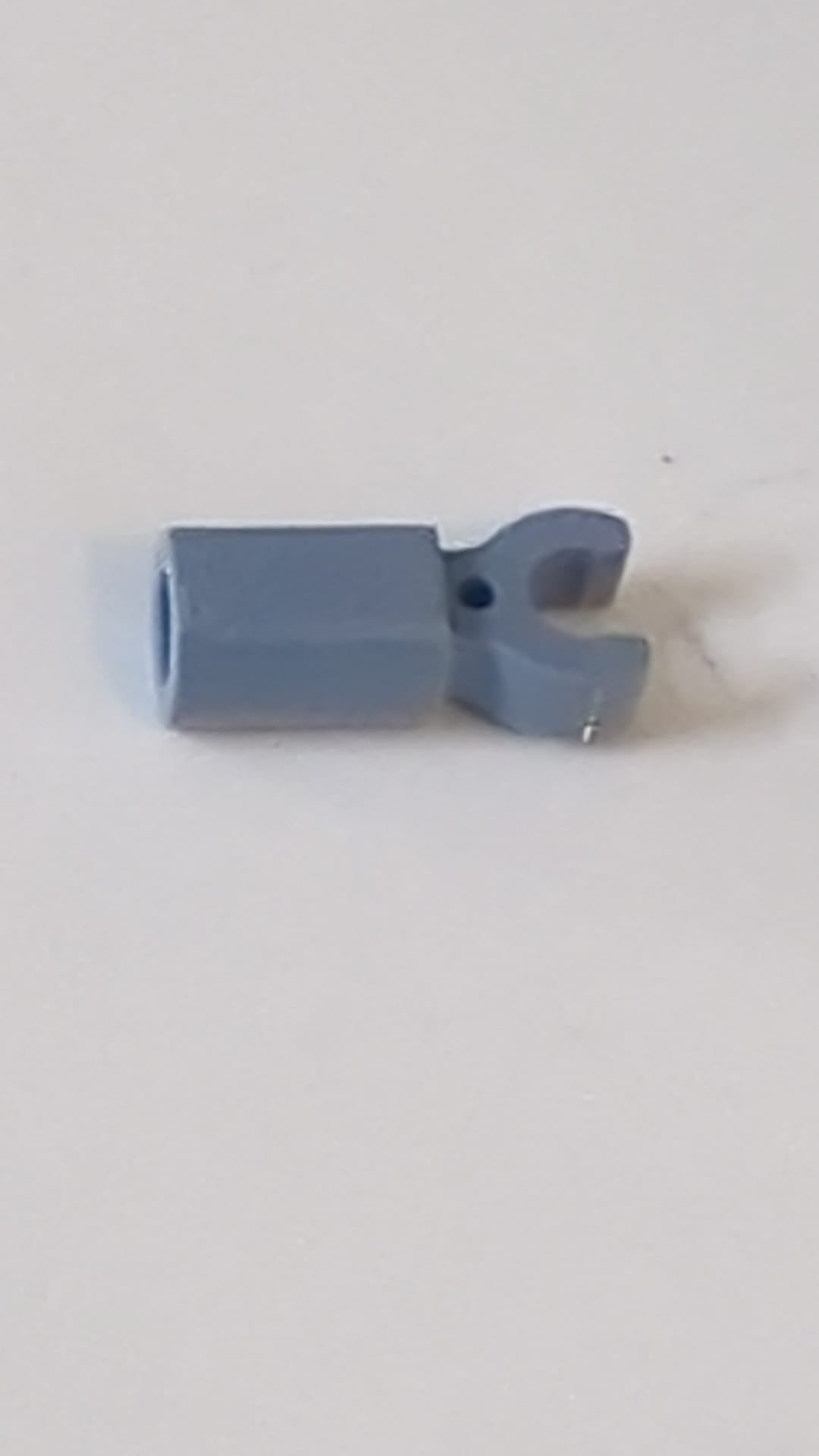 Stangenhalter mit Clip sandblau