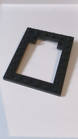 6x8 Platte, modifizierter Falltürrahmen horizontal schwarz