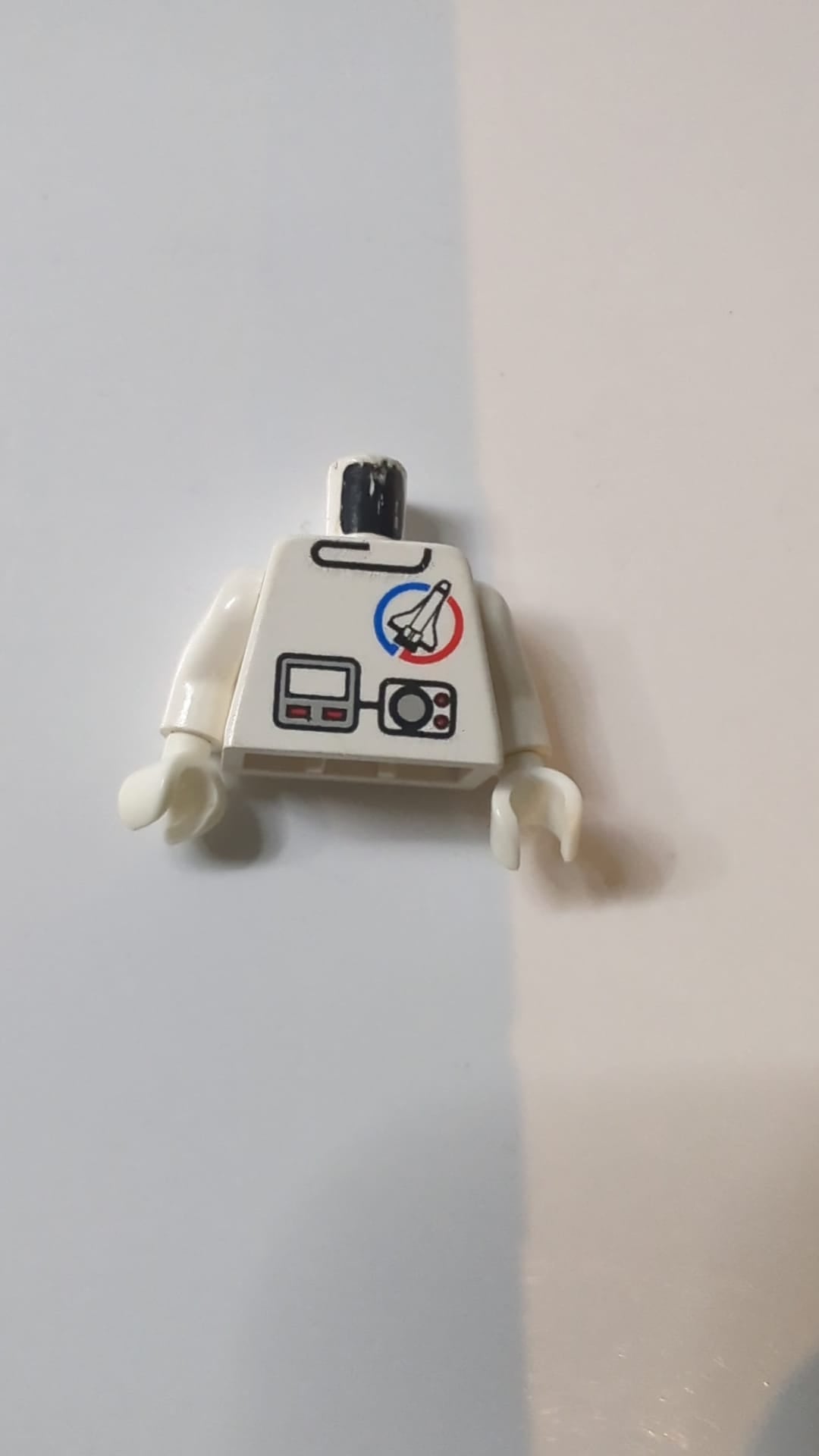 Torso Launch Command Logo, Graue Ausrüstungstarnung / Weiße Arme / Weiße Hände weiß