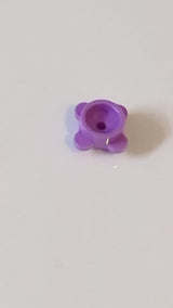 1x1 Rundplatte Blumenrand mit 5 Blüten lavendel (medium)