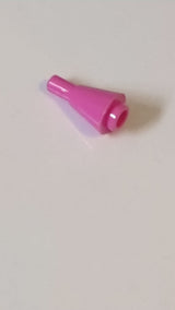 1x1 Kegel umgedreht mit Stange Knallpink (Dunkelpink)