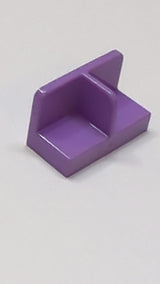 1x2x1 Paneel mit abgerundeten Ecken und Mittelteiler lavendel