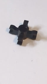 Technic, Rundstecker mit 4 Klemmen „Horizontaler Griff“ schwarz