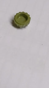 NEU Minifigur, kleine Haarbüschel mit kleinen Noppen olivgrün