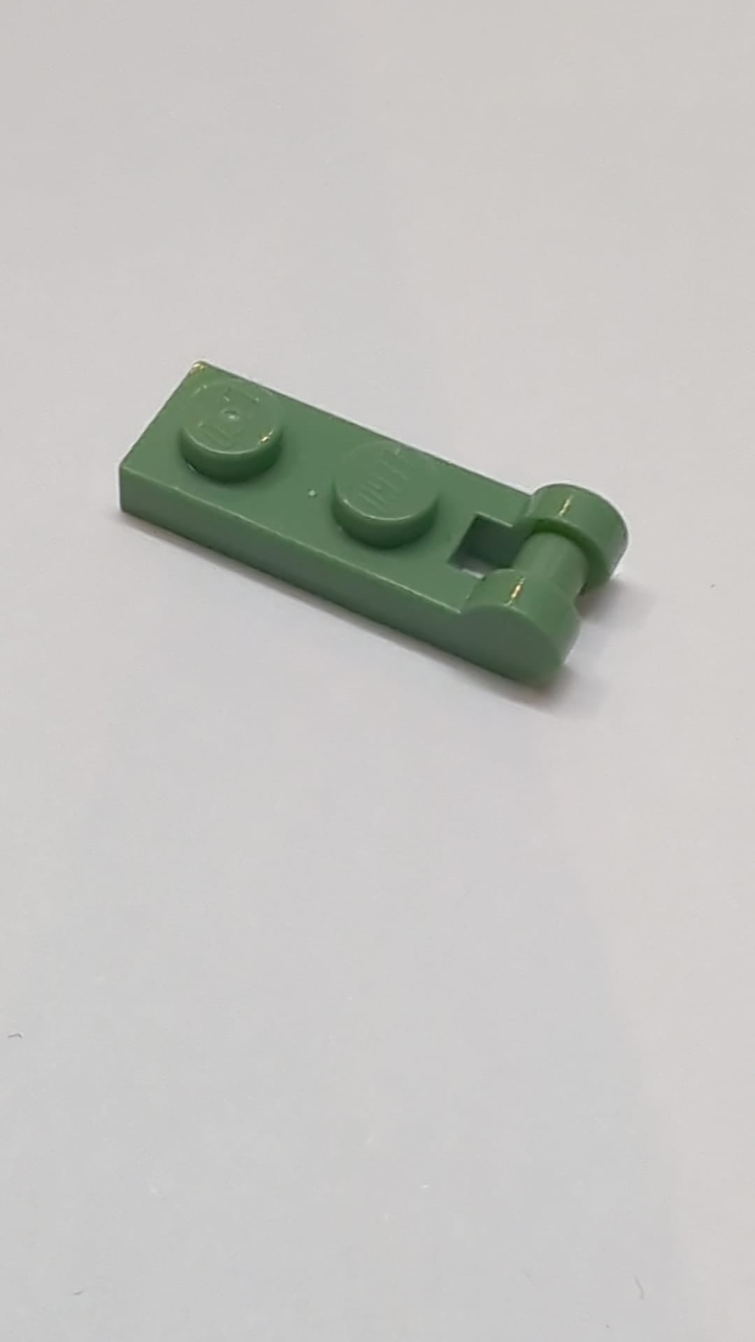 1x2 Platte, modifiziert mit Stangengriff am Ende sandgrün