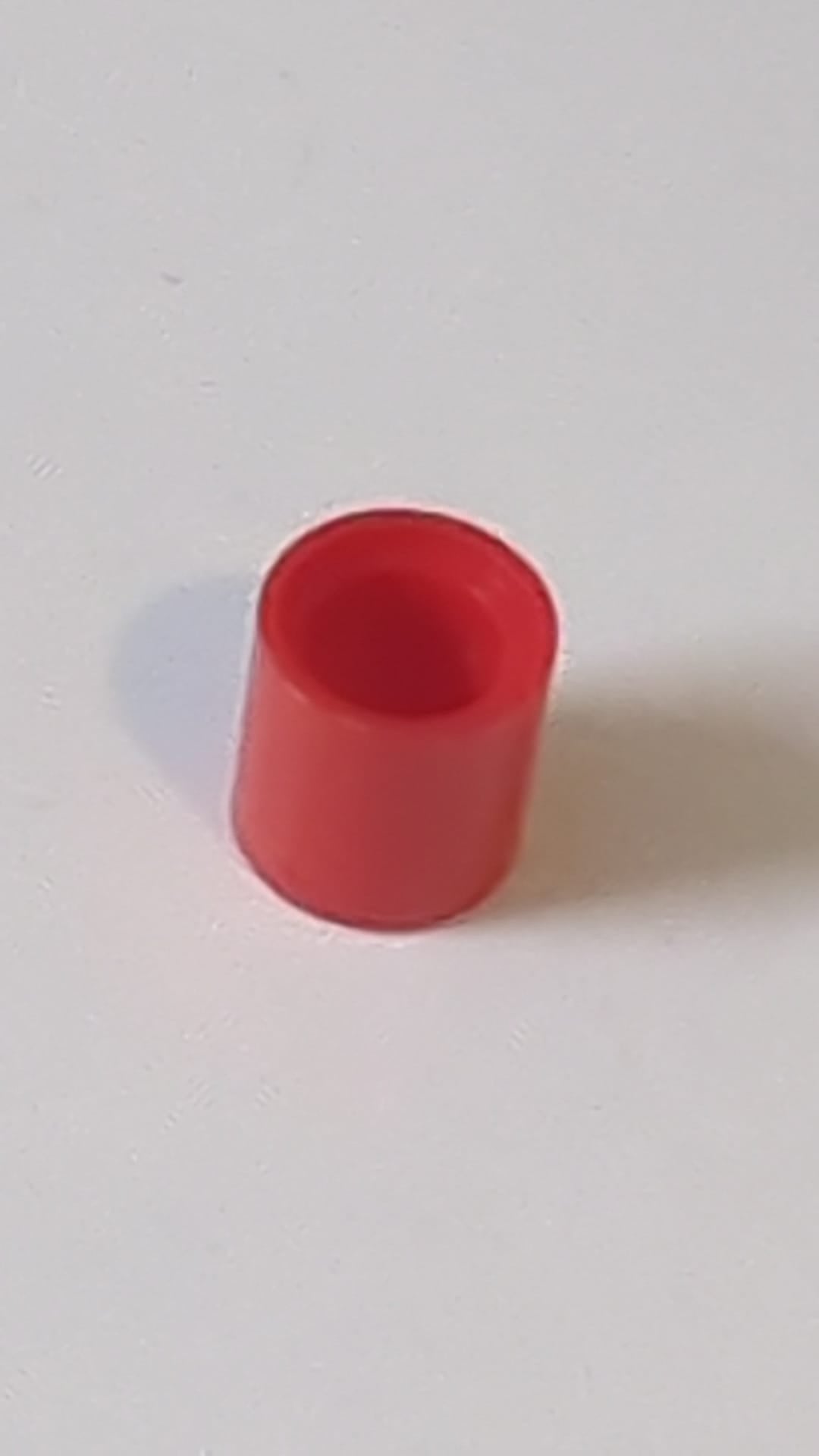1x1 Technic, Liftarm dick "Spacer" rot