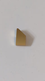 2x1x2/3 Keil Rechts goldmetallic