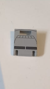 2x2x2 Container, Kiste Tür mit Schlitz und Muster des Schwarzen Sith-Infiltrators neuhellgrau
