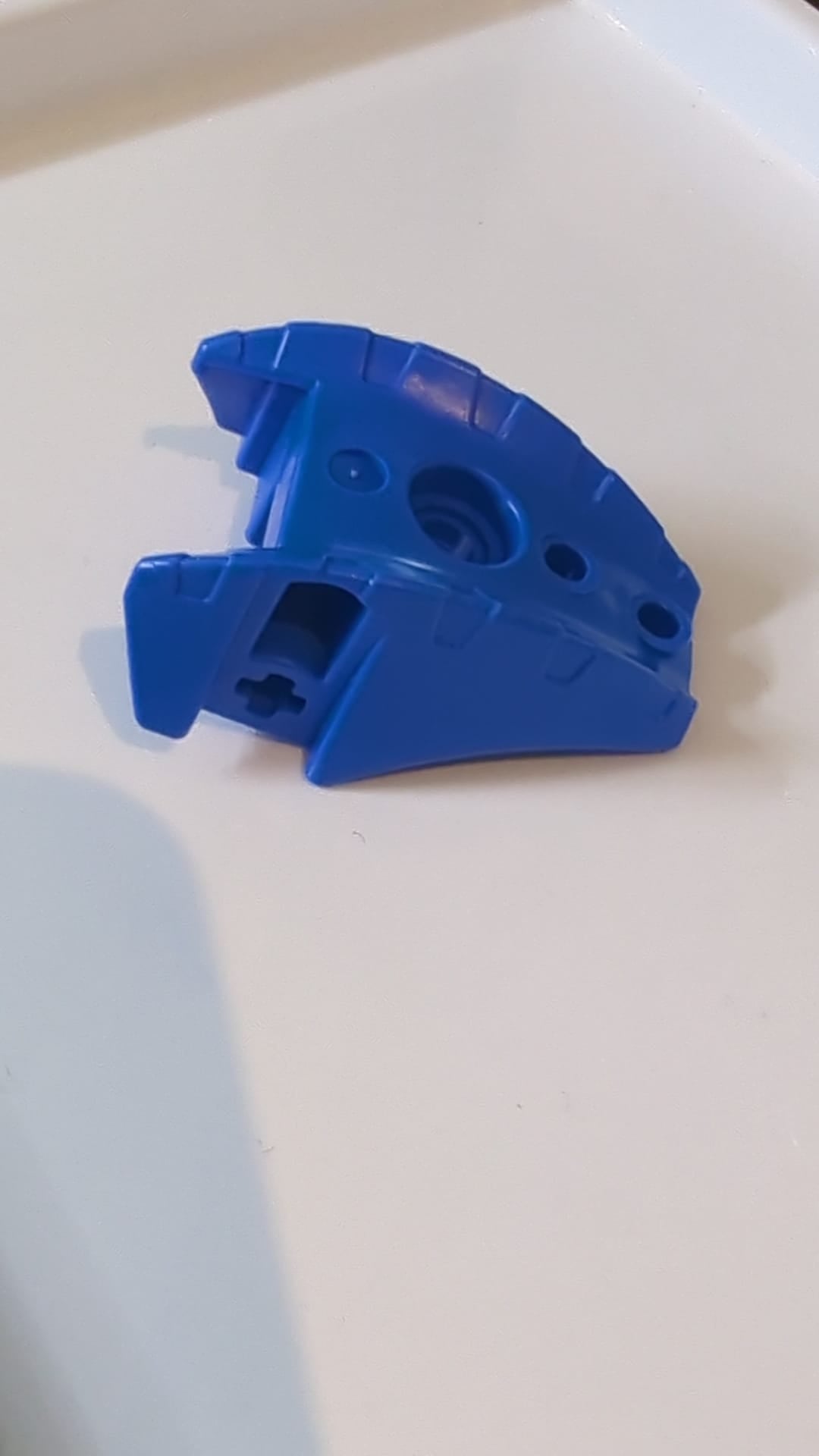 Bionicle Barraki Carapar – Oberschenkel- und Schulterabdeckung blau