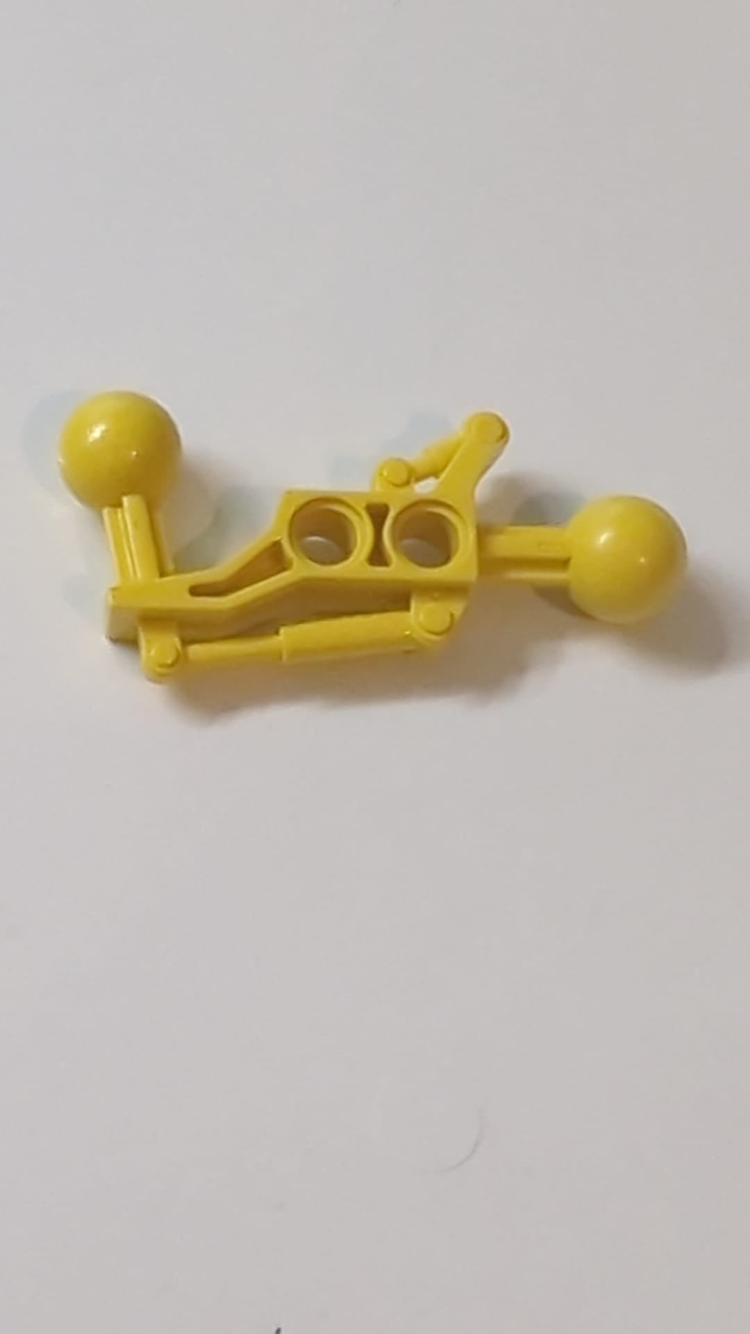 2x7 Technic Kugelgelenk mit 2 Kugelgelenken gelb