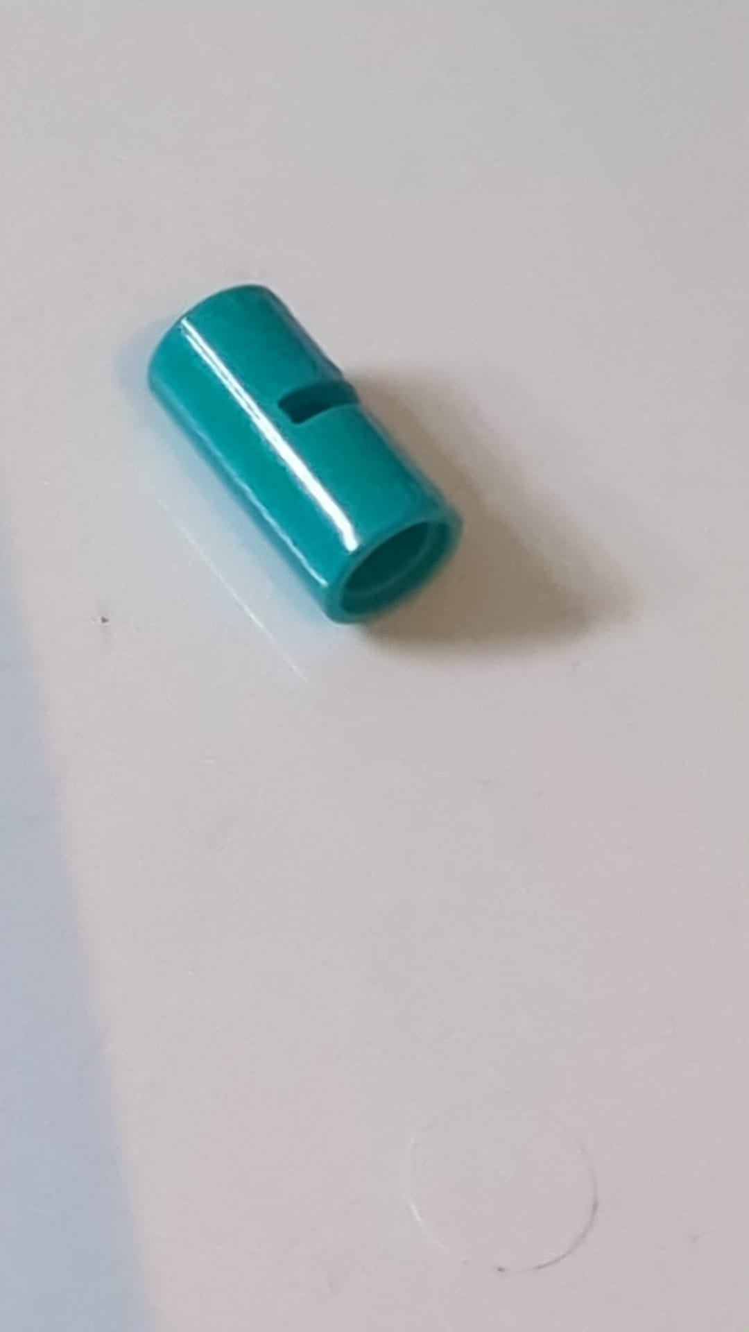 Technic, Stiftverbinder rund 2L mit Schlitz "Stiftverbinder rund" türkis