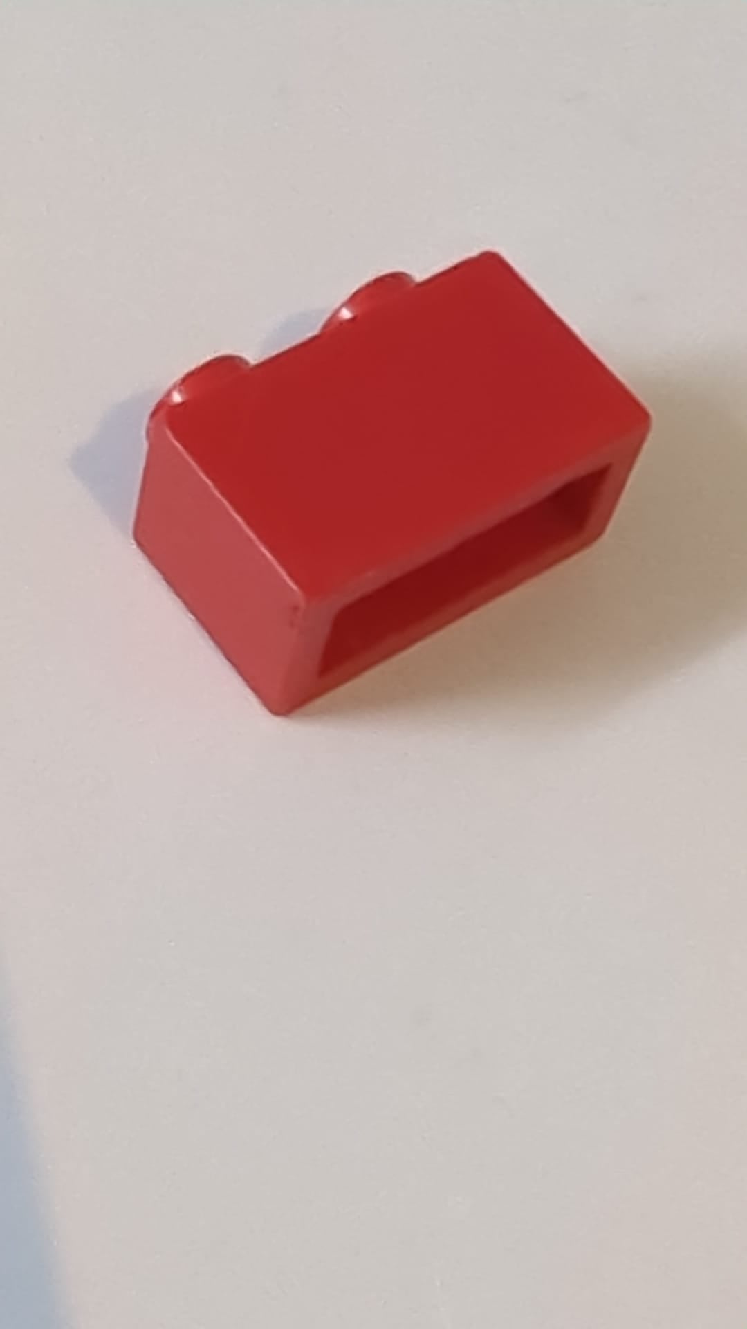 1x2 Stein ohne Bodentube rot
