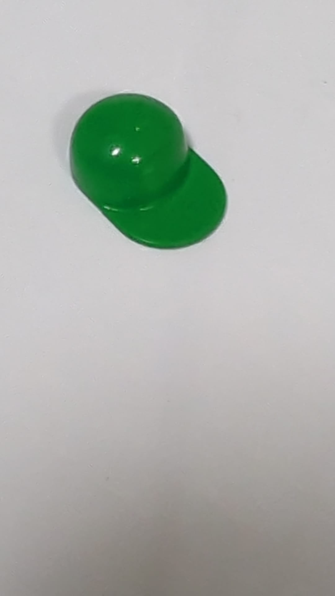 Mütze Basecap, Schirmmütze - langer flacher Schirm grün