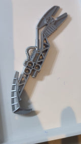 Bionicle-Waffe Vahki Stab der Auslöschung (Vorzakh) perlhellgrau