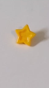 Haarschmuck von Friends Accessories, Stern mit kleiner Nadel hellorange