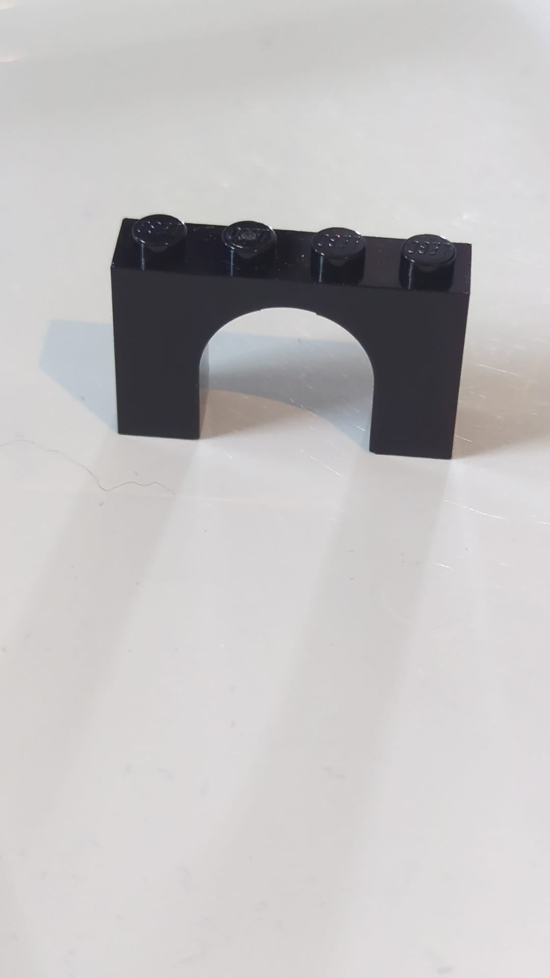 1x4x2 Halbbogenstein schwarz