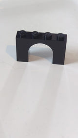 1x4x2 Halbbogenstein schwarz
