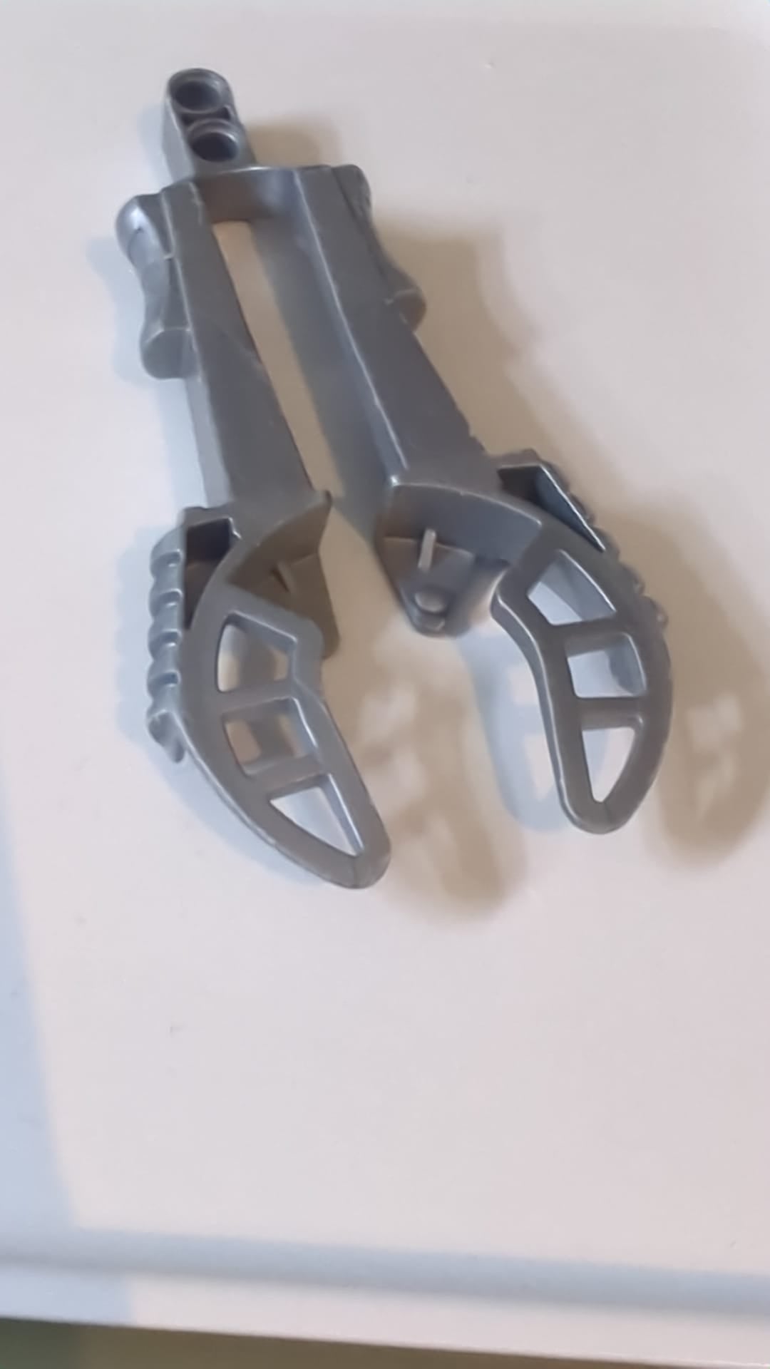 Bionicle Kanoka Disk Launcher (Vahki) pearl hellgrau