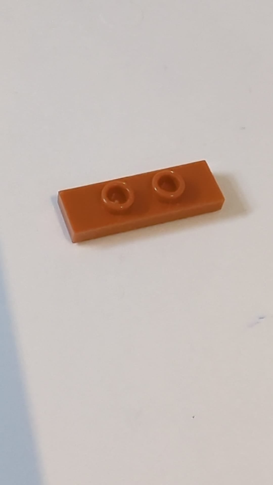 1x3 Platte, modifiziert mit 2 Bolzen „Doppelbrücke“ dunkelorange
