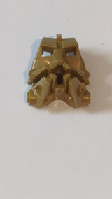 3x4x1 2/3 Bionicle-Kopf-Verbindungsblock dunkelgold