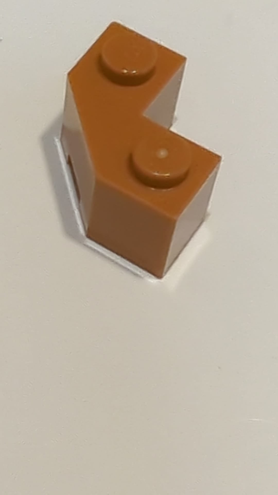 NEU Stein modifiziert 2 x 2 facettiert nougat (medium)