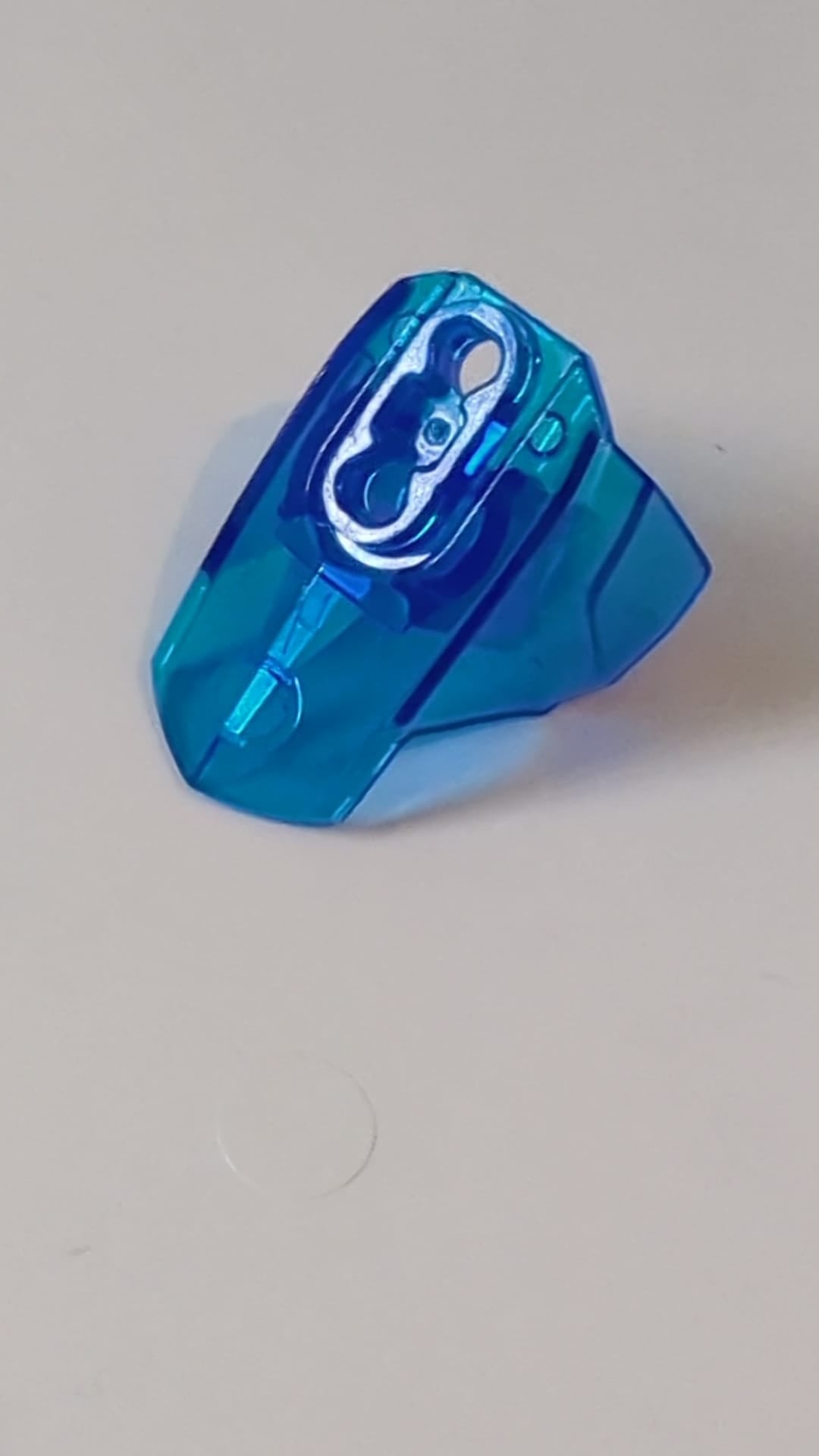 Hero Factory Rüstung mit Kugelgelenk - Größe 4 transparent dunkelblau (blau)