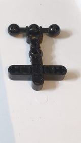 Skelettierter Torso einer großen Figur mit T-förmigem Hubarm und 3 Kugelgelenken schwarz