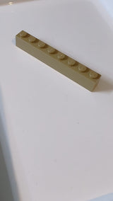 1x8 Stein dunkelbeige