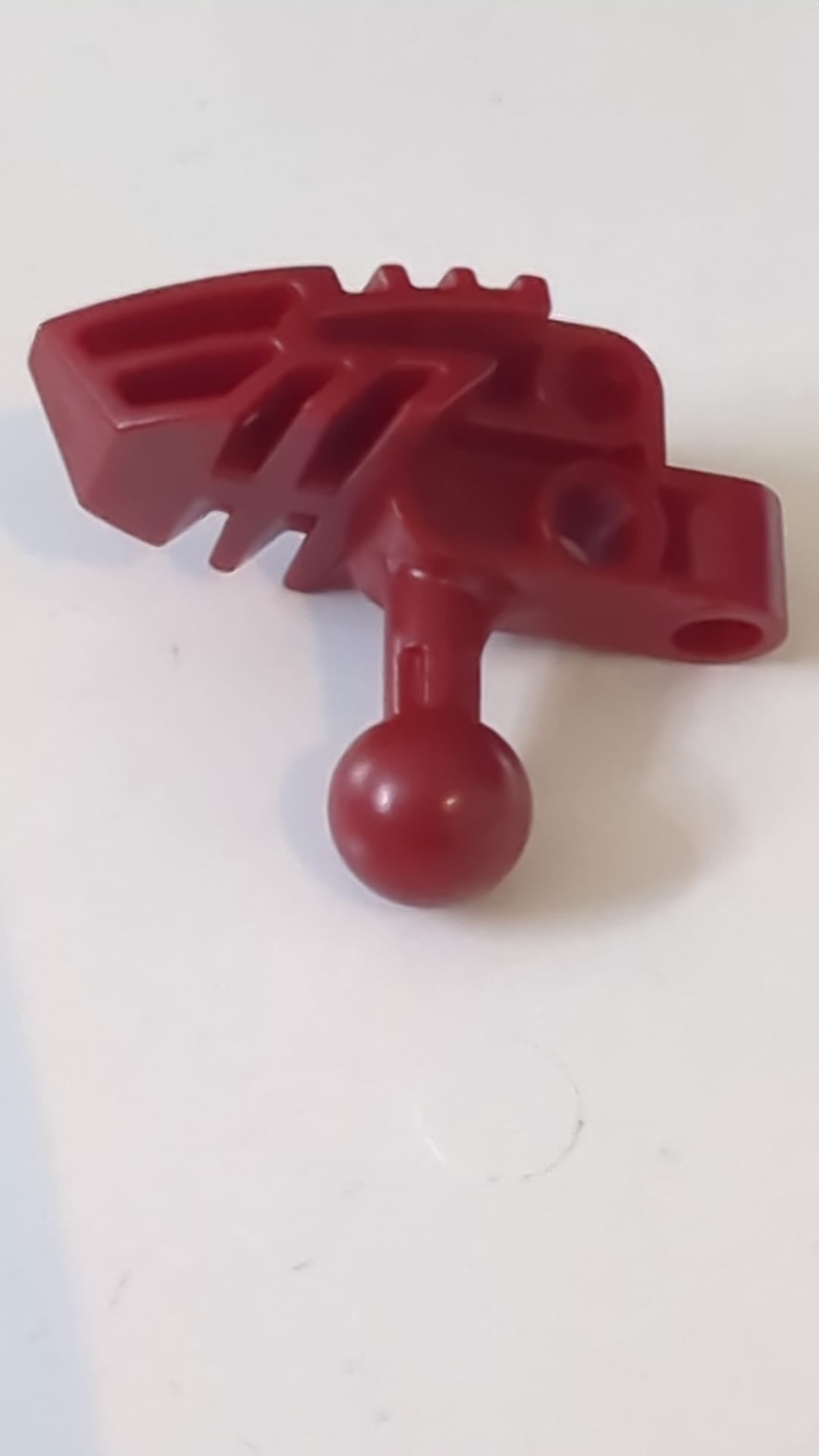 Bionicle-Kopf-Verbindungsblock (Vahki) dunkelrot